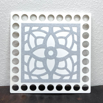 Square Geometric Pattern Base for Jumbo Cord