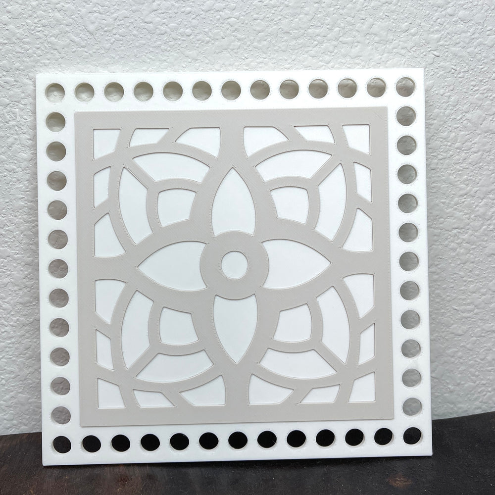 Square Geometric Pattern Base
