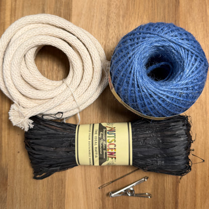 Raffia and Twine Coiled Basket Kit
