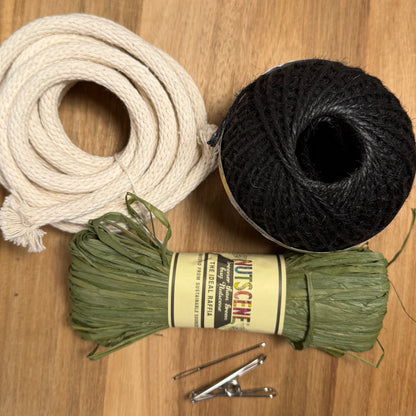 Raffia and Twine Coiled Basket Kit