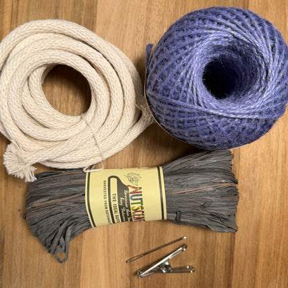 Raffia and Twine Coiled Basket Kit