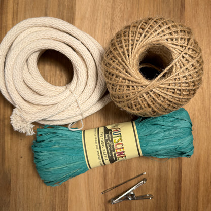 Raffia and Twine Coiled Basket Kit