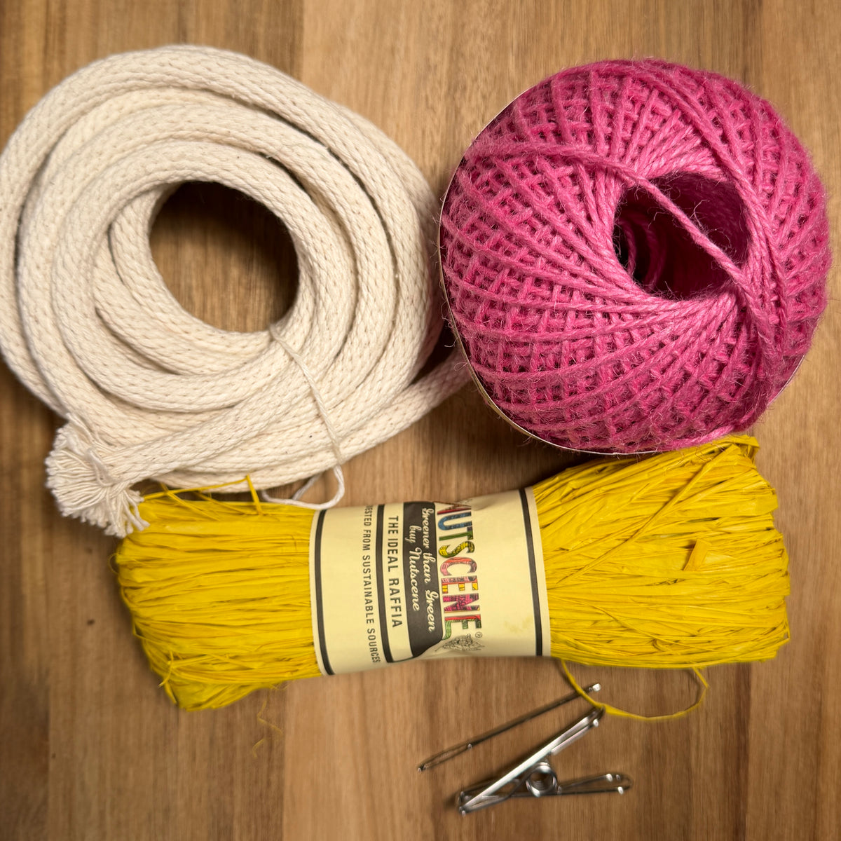 Raffia and Twine Coiled Basket Kit