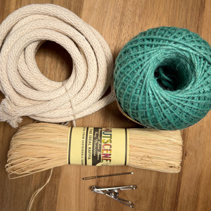 Raffia and Twine Coiled Basket Kit
