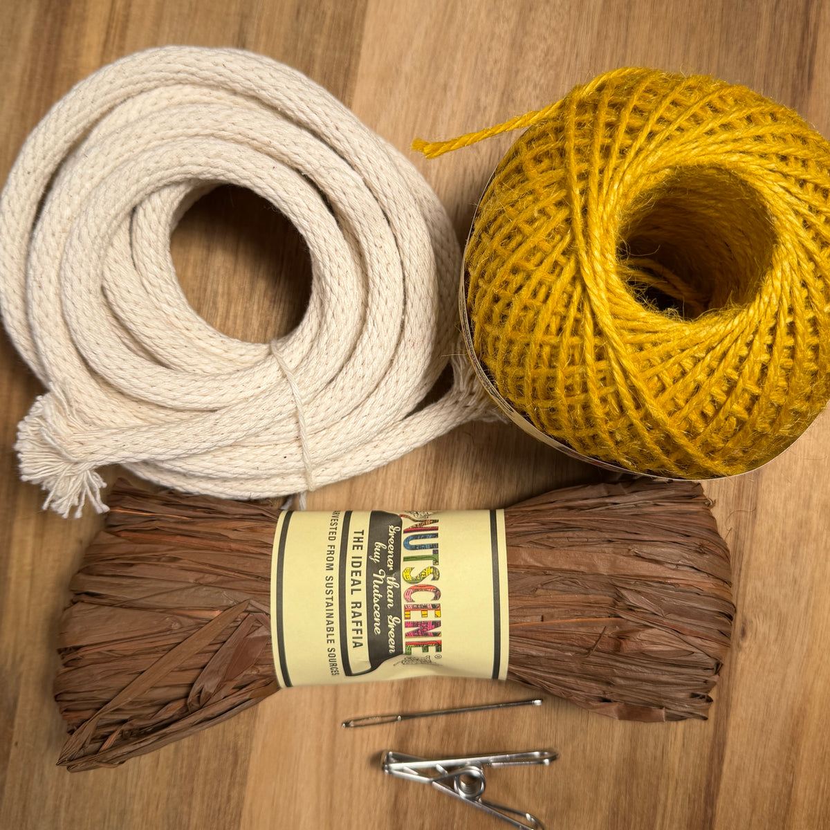 Raffia and Twine Coiled Basket Kit