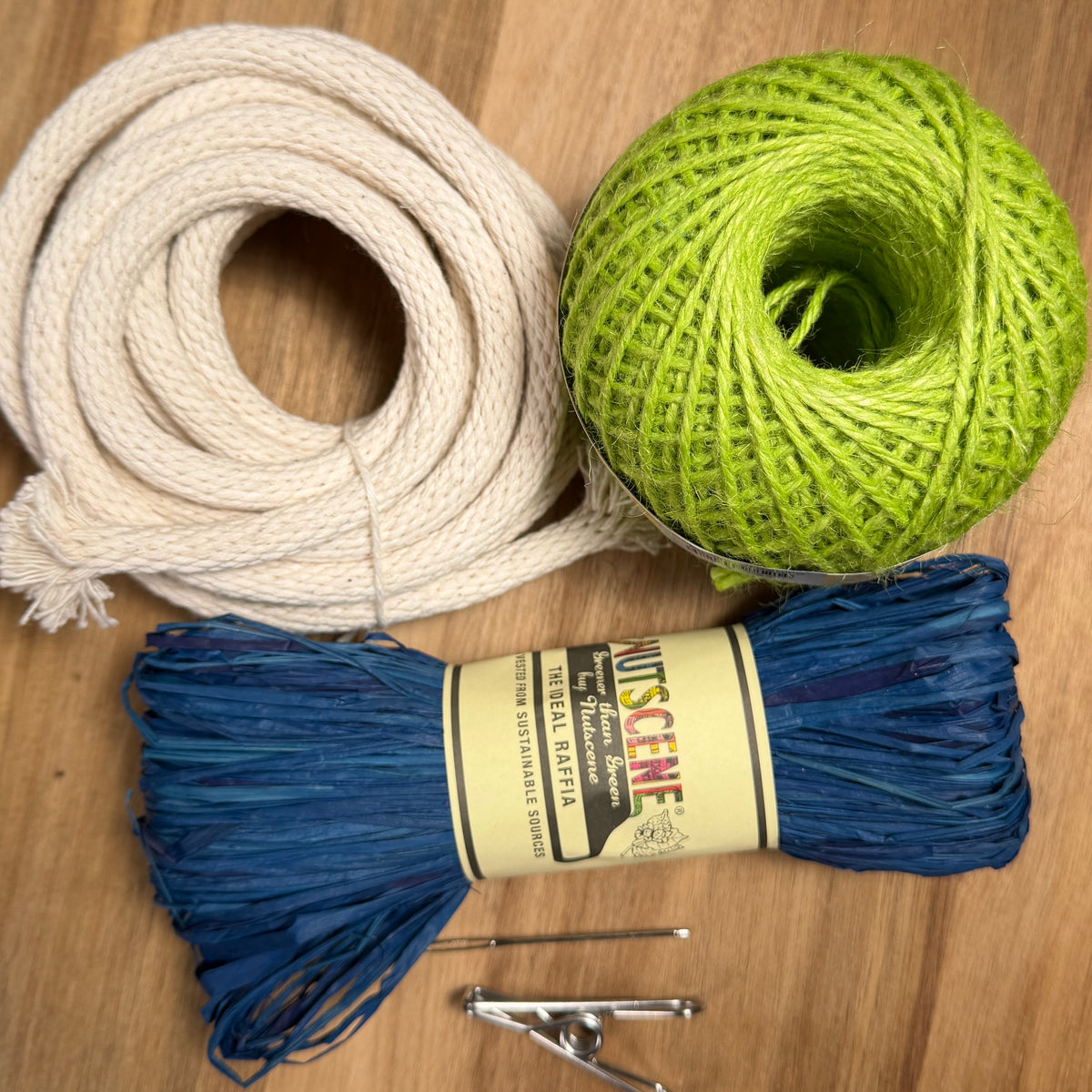 Raffia and Twine Coiled Basket Kit
