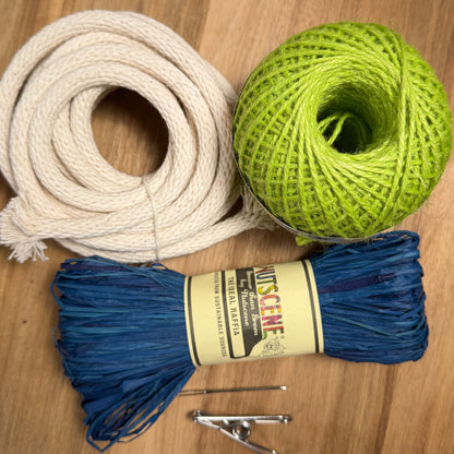 Raffia and Twine Coiled Basket Kit