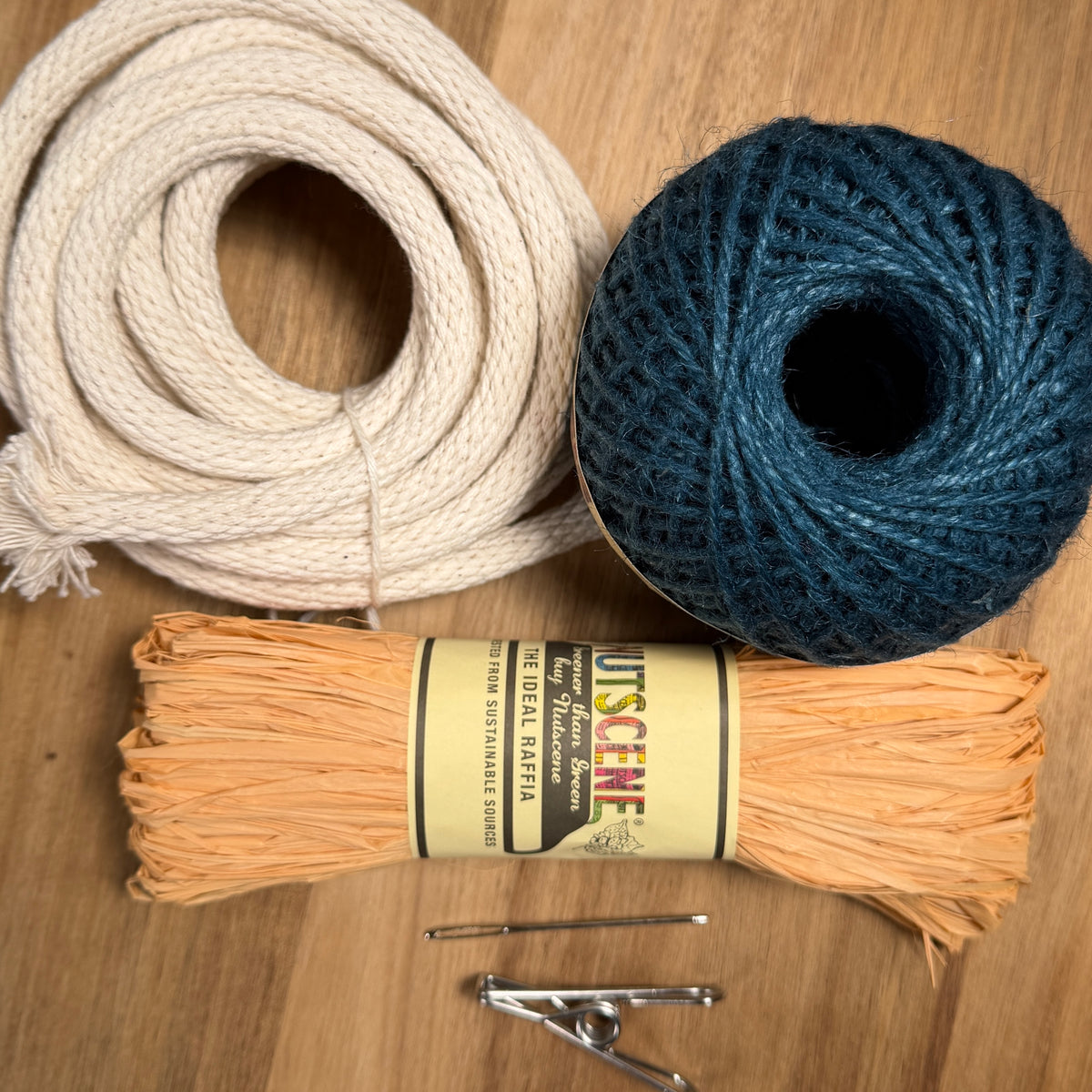 Raffia and Twine Coiled Basket Kit