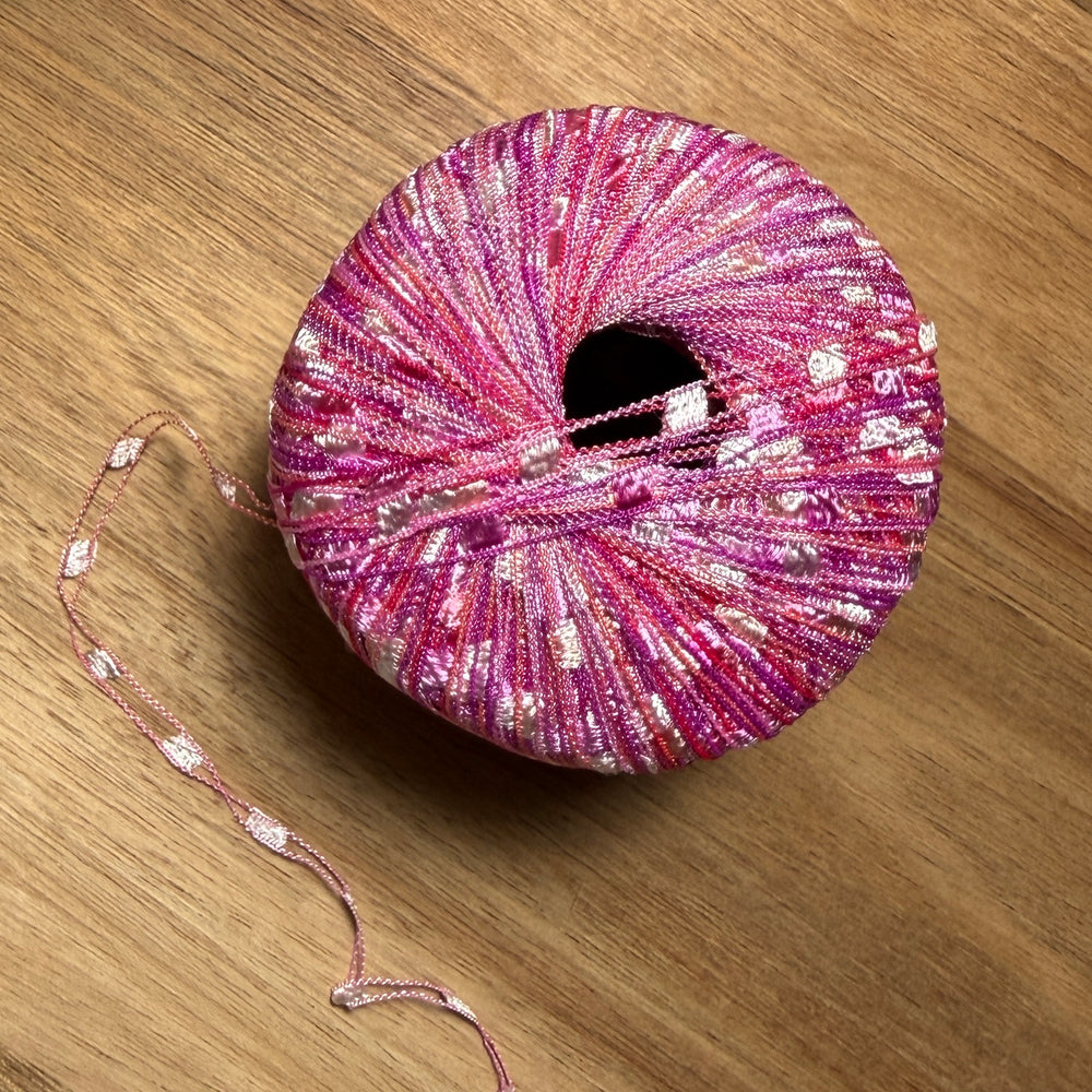 Cotton Candy Ladder Ribbon Yarn