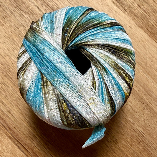 Italian Metallic Ribbon Yarn