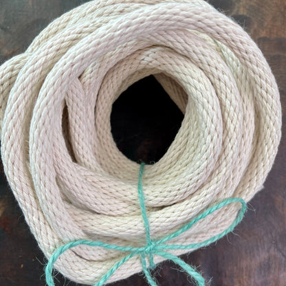 9.5mm Cotton Solid Braid Filler Cord (3/8-inch)