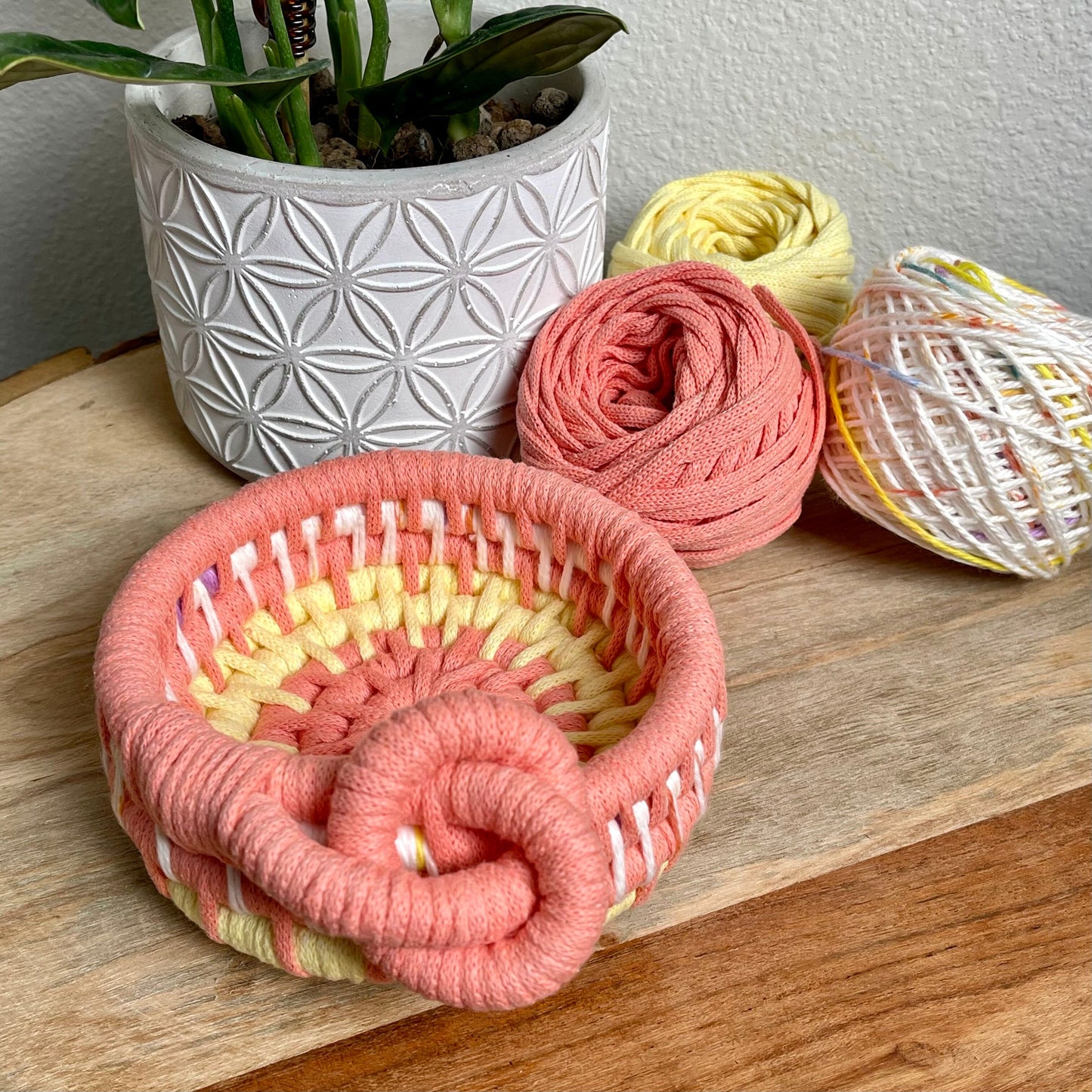 Yarn Coiled Basket Kit - Limited Edition