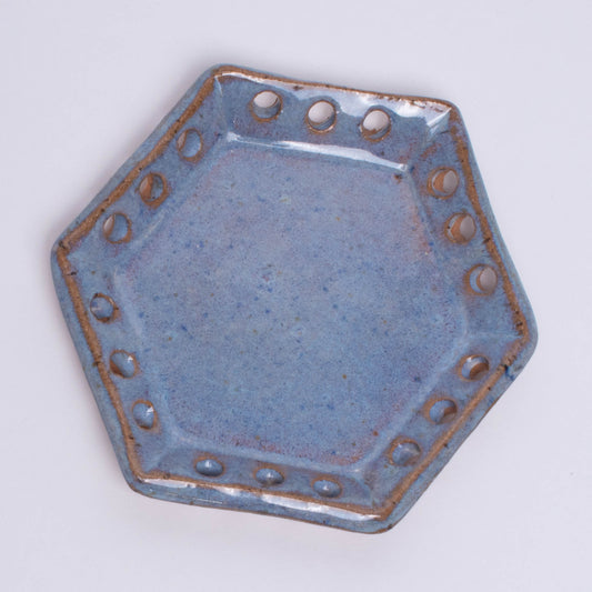 Hexagon Ceramic Base for Coiled Baskets