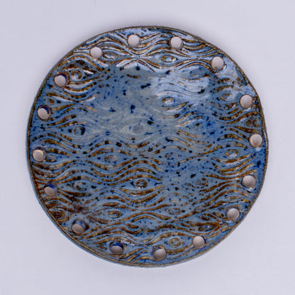 Organic Form: Ceramic Base for Basket Coiling & Weaving 5-Inch