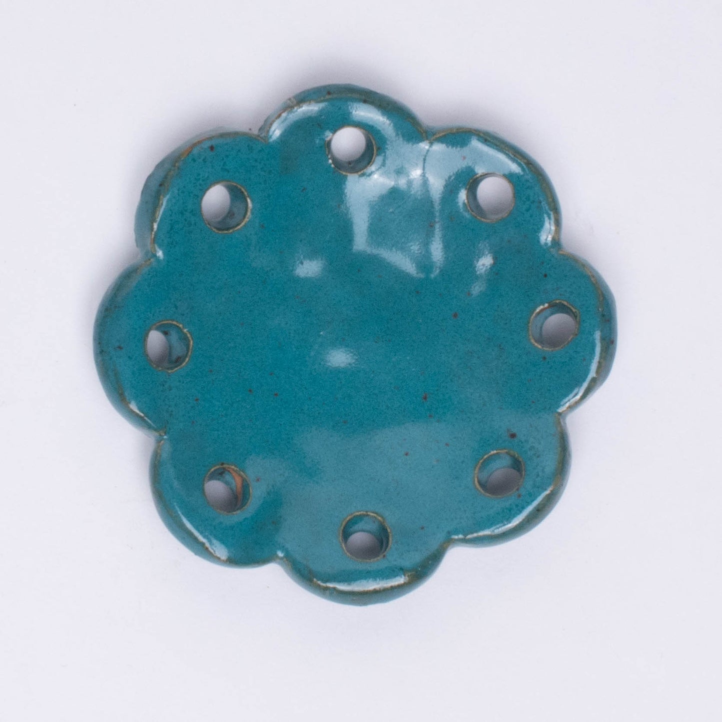 Mini Flower Ceramic Base for Coiling & Weaving