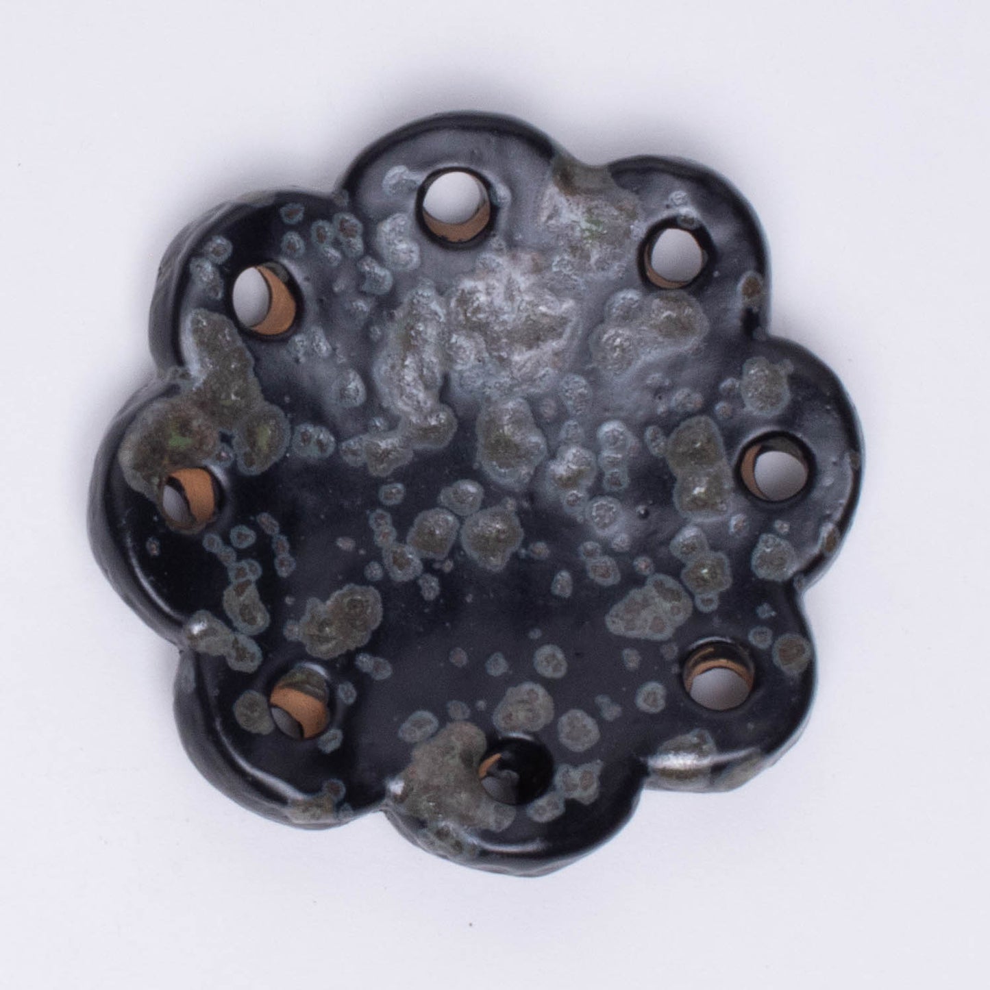 Mini Flower Ceramic Base for Coiling & Weaving