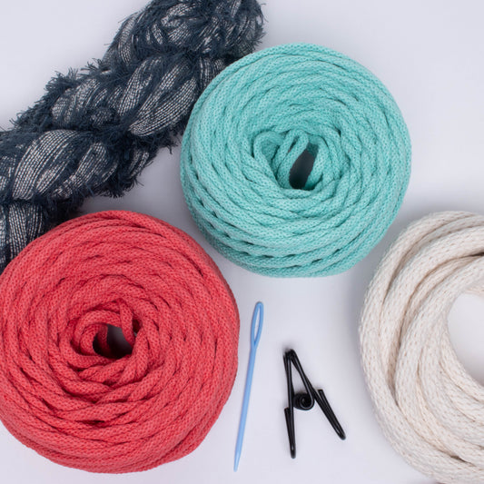 Textured Coiled Basket Supply Bundle - Basket Weaving Kit