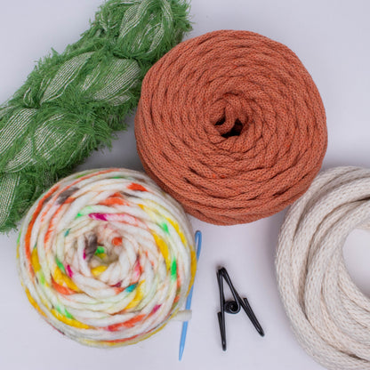 Textured Coiled Basket Supply Bundle - Basket Weaving Kit
