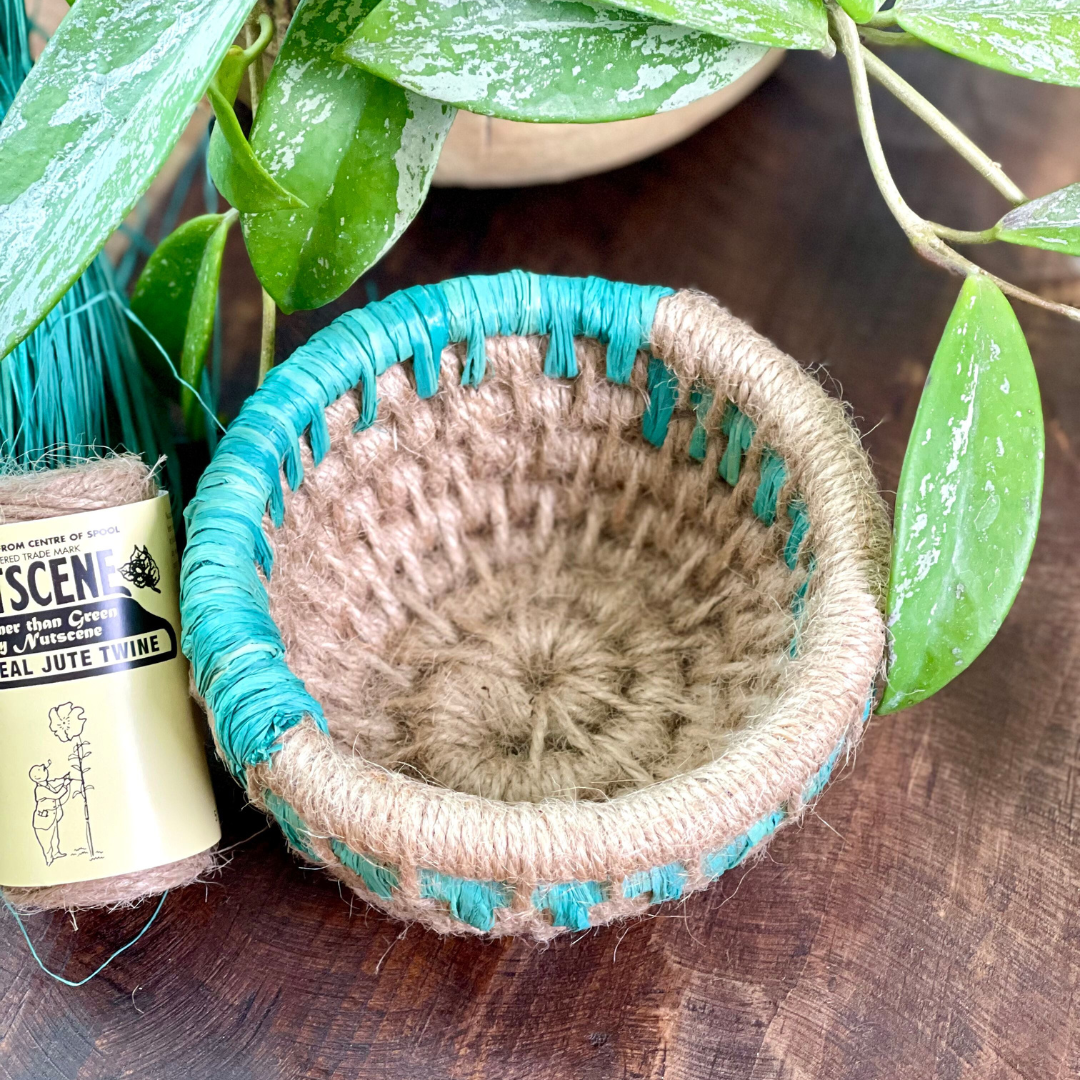 Twine & Raffia Coiled Basket Kit - Limited Edition