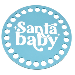 Santa Baby Base for Crochet and Basket Coiling 5-inch