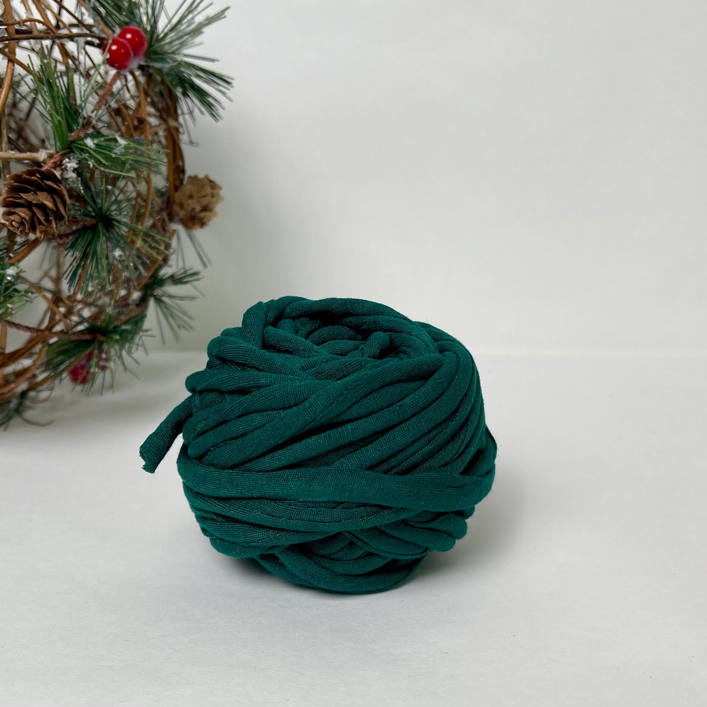 Mini Holiday Upcycled T-Shirt Yarn