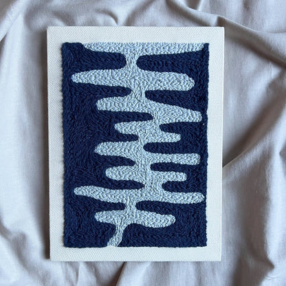 "Fluid" - Beginner Punch Needle Kit - Wall Art