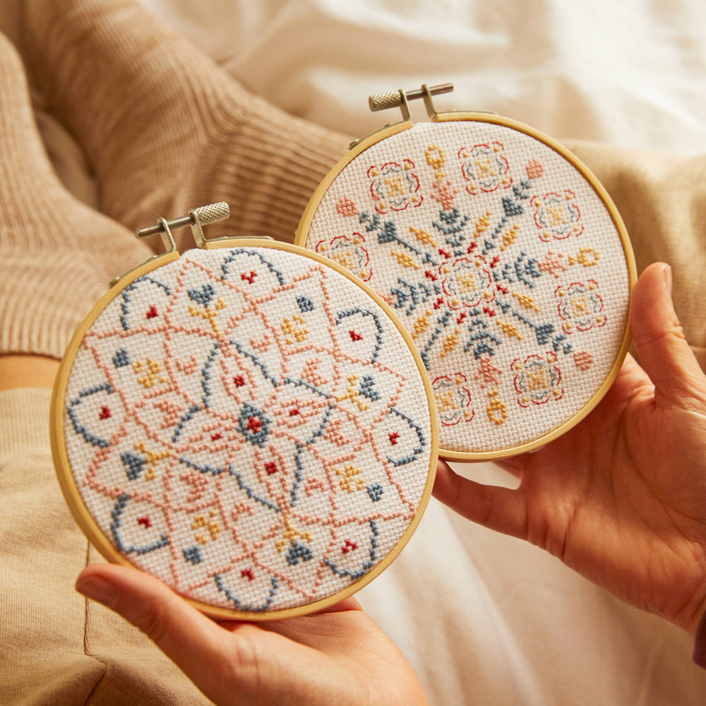Meditate Mandala Cross Stitch Kit