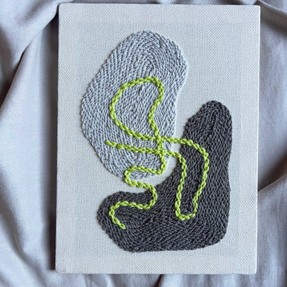 "Pebbles II" - Beginner Punch Needle Kit - Wall Art
