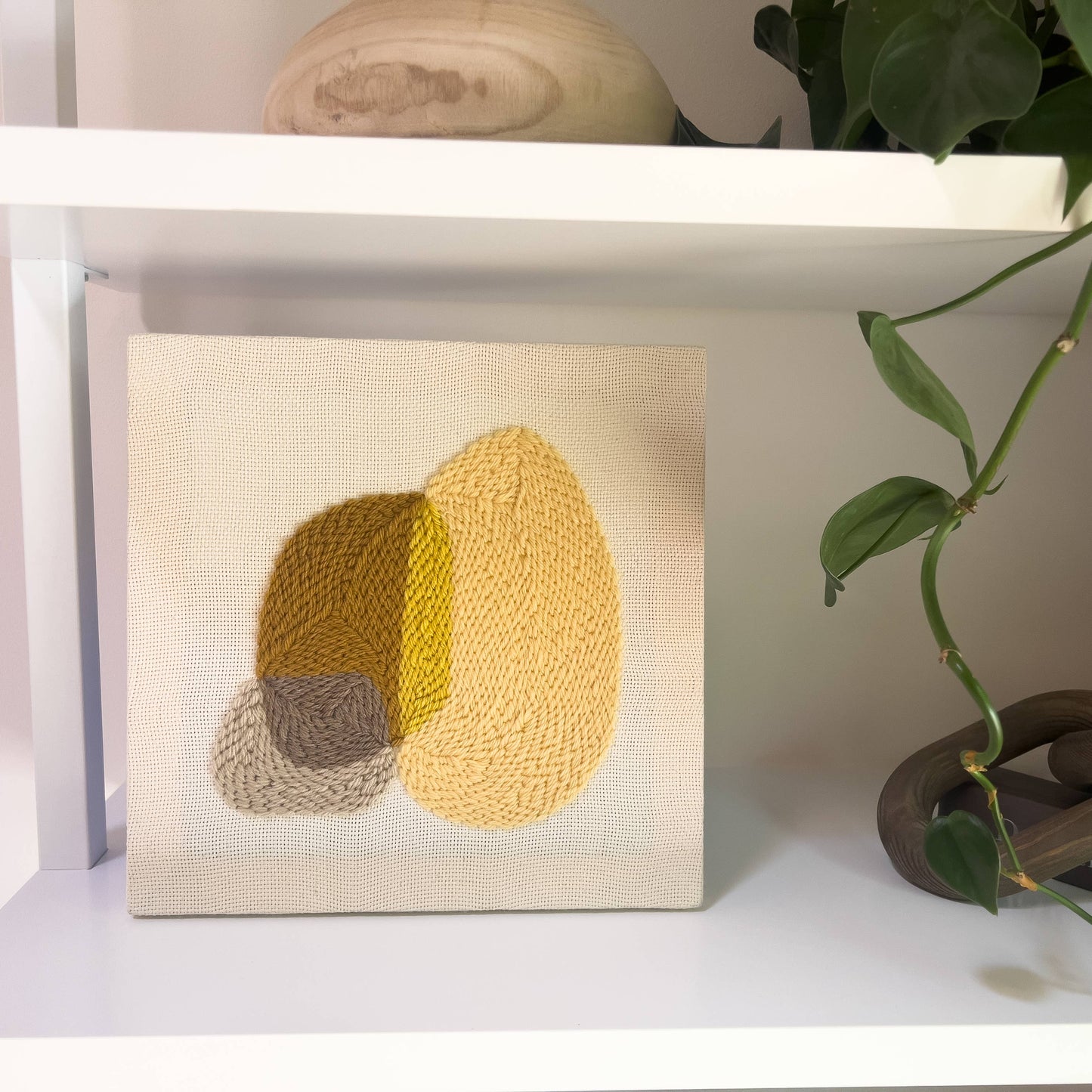 "Pebbles" - Beginner Punch Needle Kit - Wall Art