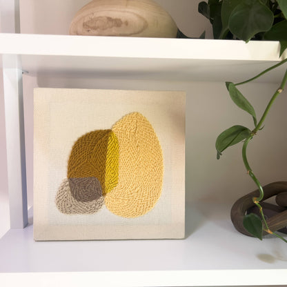 "Pebbles" - Beginner Punch Needle Kit - Wall Art