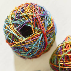 Mini Rainbow Hemp Twine Yarn