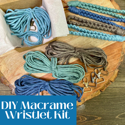 DIY Macrame Wristlet Kit