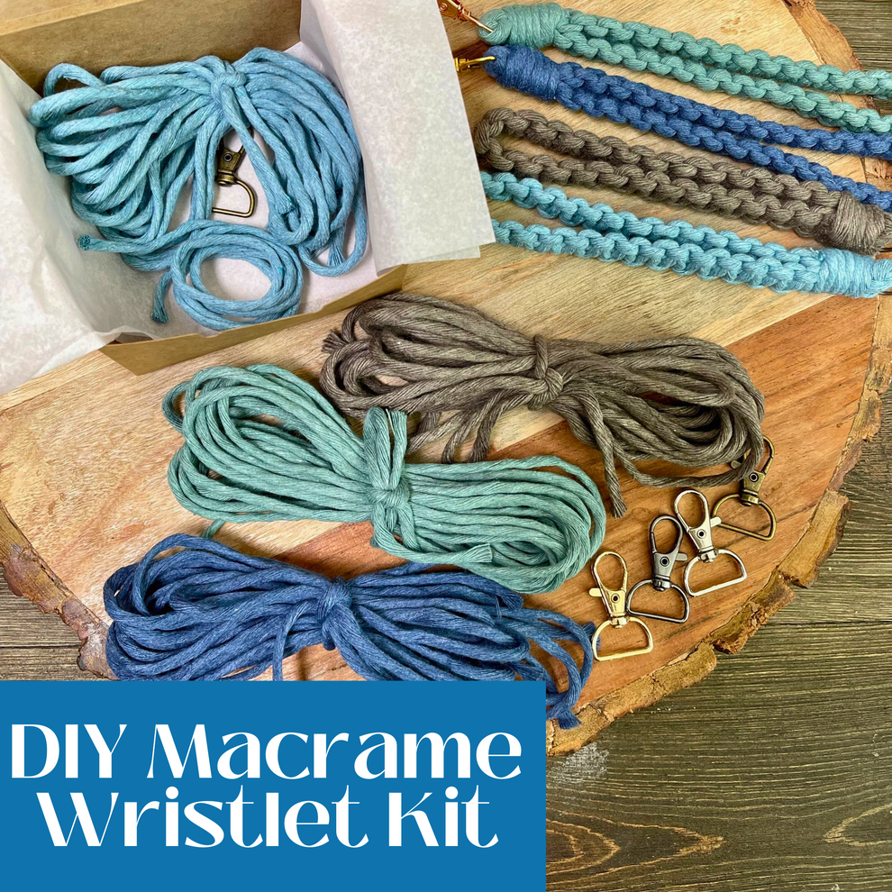 DIY Macrame Wristlet Kit – Handy Knots